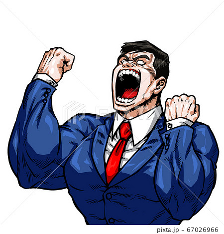 ムキムキのイラスト素材