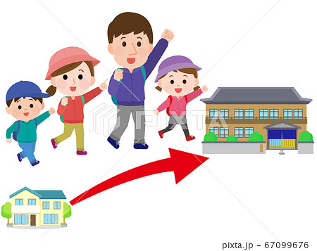 民宿 イラスト 宿泊のイラスト素材
