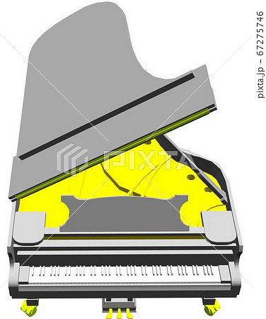 グランドピアノのイラスト素材一覧 選べる豊富な素材バリエーション