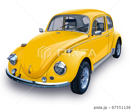 ビートル 車 フォルクスワーゲン Beetleのイラスト素材 - PIXTA