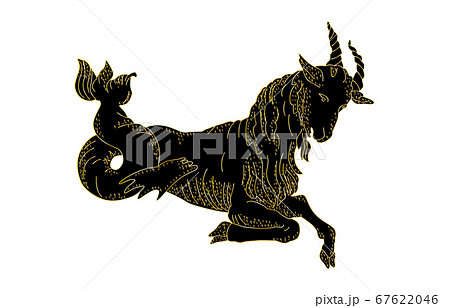 星座 山羊座 イラスト ヤギのイラスト素材