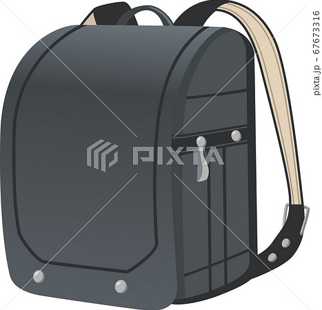 卒業 入学 ランドセル 小学校のイラスト素材