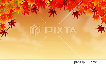 Cg 夕方 空 グラデーション イラストの写真素材