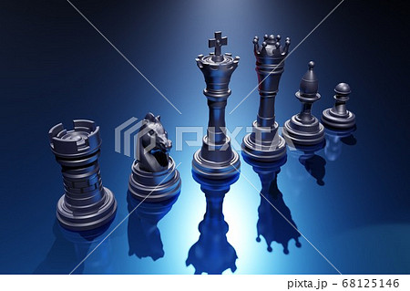 チェス駒のイラスト素材
