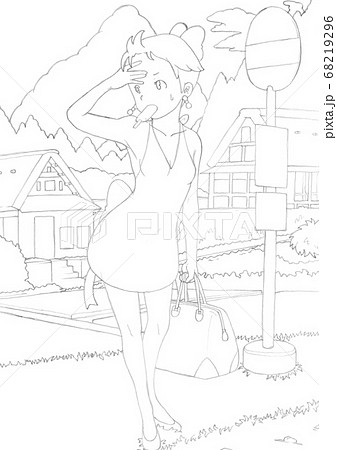 帰省のイラスト素材 帰省のイラスト素材