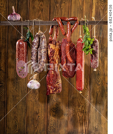 サラミ法の写真素材