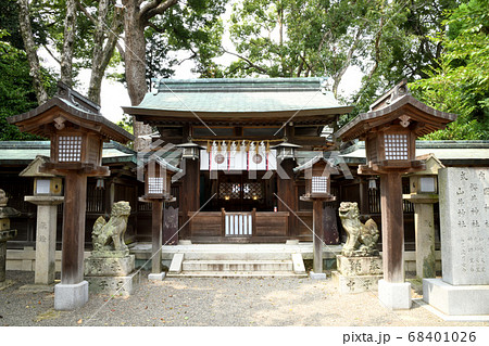 国宝神谷神社本殿の写真素材