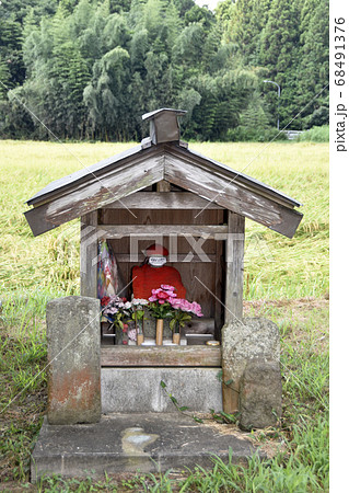 お地蔵さん 地蔵 祠 信仰の写真素材