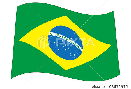 ブラジル国旗のイラスト素材集 ピクスタ