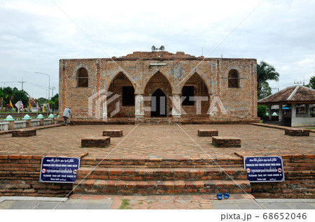 泥のモスクの写真素材