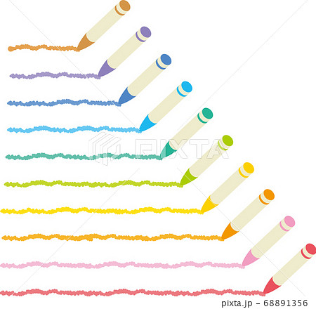 クレパスのイラスト素材