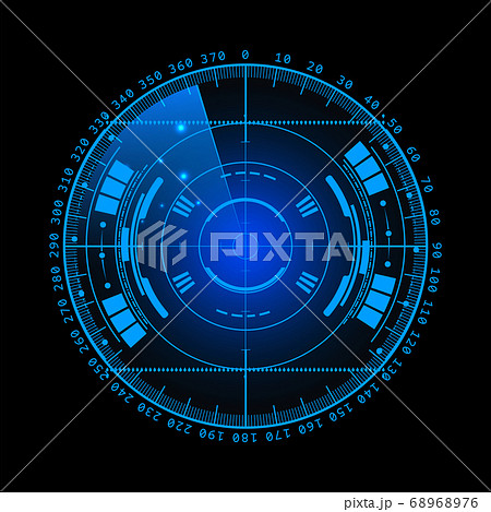 レーダーのイラスト素材