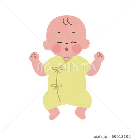 新生児のイラスト素材