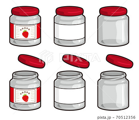 空き瓶のイラスト素材