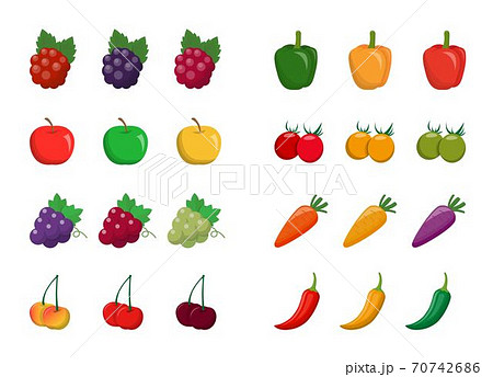 野菜 フルーツのイラスト素材