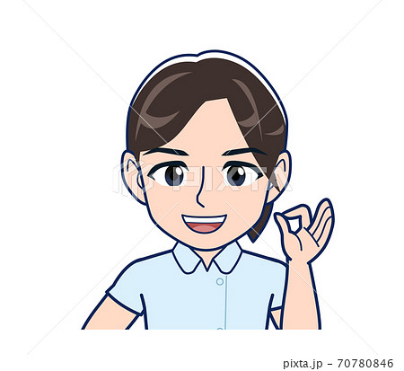 看護学生のイラスト素材