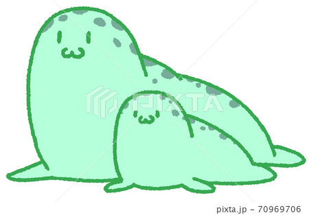 アザラシのイラスト素材集 ピクスタ