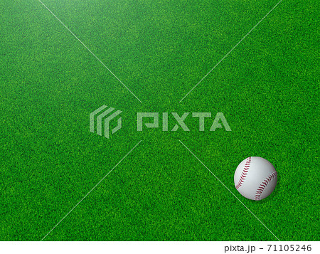 ボール 背景 ゴルフ 芝生のイラスト素材