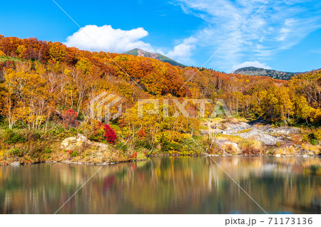 八甲田山照片素材