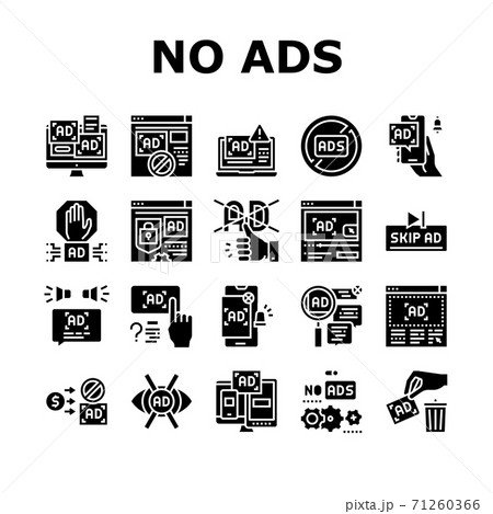 ディスプレイ広告 ピクトグラム アイコン 広告のイラスト素材