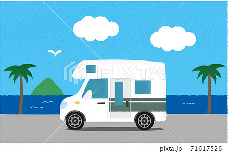 キャンピングカーのイラスト素材集 ピクスタ