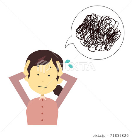 ぐちゃぐちゃのイラスト素材