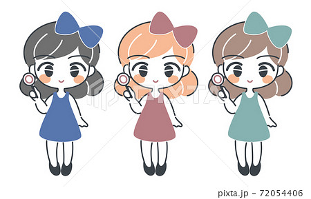 揃いのイラスト素材