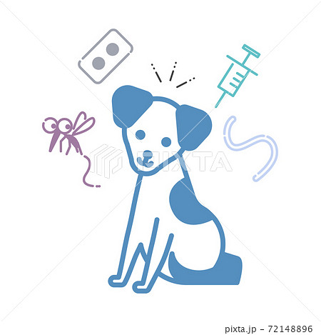 犬記号のイラスト素材