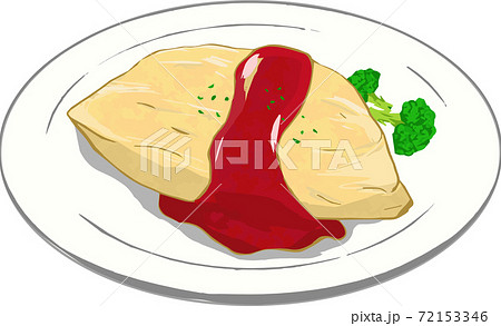 オムレツのイラスト素材集 ピクスタ