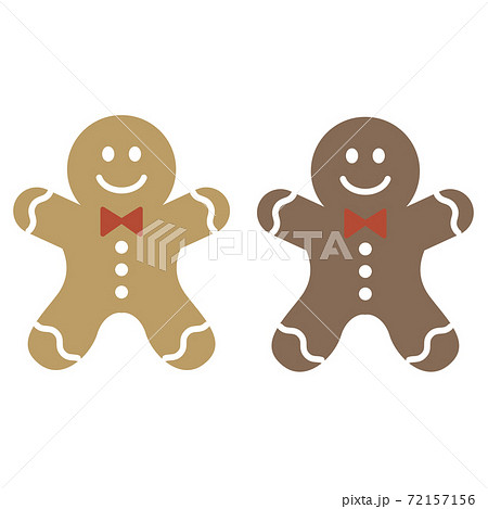 ジンジャーマンクッキーのイラスト素材