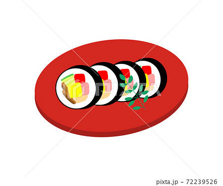 恵方巻きのイラスト素材