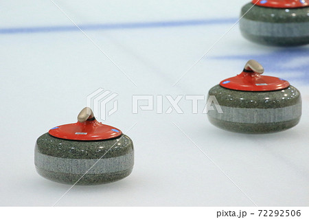 カーリングストーンの写真素材