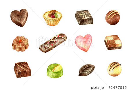 チョコレートのイラスト素材集 ピクスタ