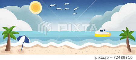 ハワイの景色の写真素材