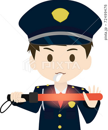 ガードマンのイラスト素材