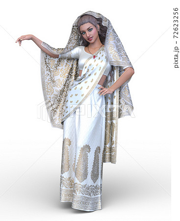 サリーの写真素材