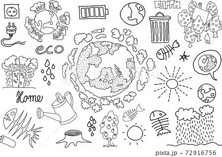 枯れた花のイラスト素材