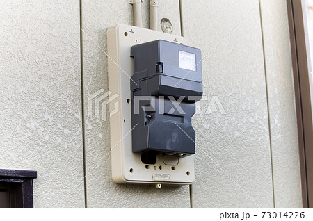 電気メーターボックスの写真素材 電気メーターボックスの写真素材