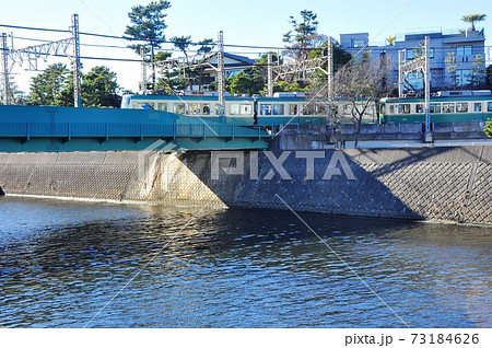 片瀬川の写真素材