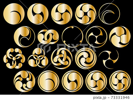 家紋 紋 太鼓 ベクターのイラスト素材 - PIXTA