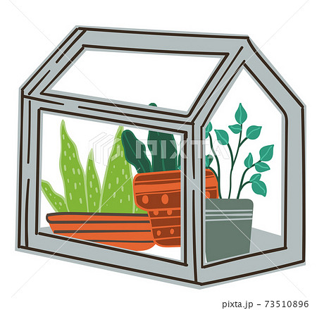 温室栽培のイラスト素材