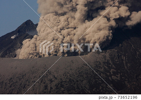 特定16火山の写真素材