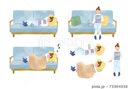 ソファーのイラスト素材集 ピクスタ