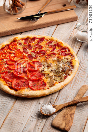 サラミ法の写真素材