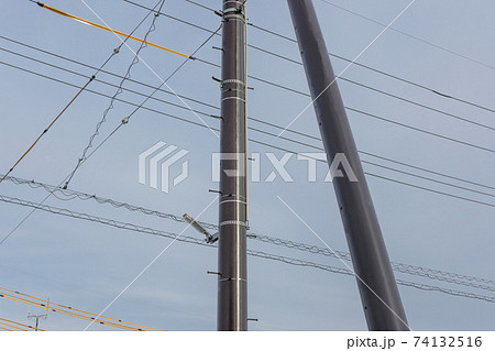 未使用品】電柱５m×2本（ポール・常設・架設：仮設 ...