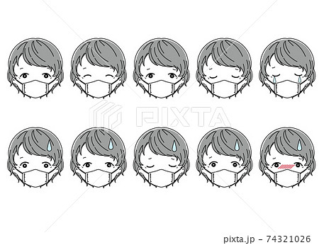 おばあさん 高齢者 泣く 涙のイラスト素材