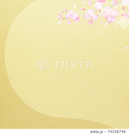 和柄 花 背景 和のイラスト素材