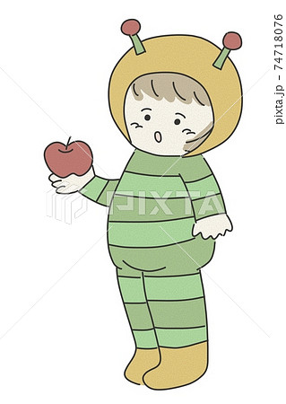 青虫のイラスト素材