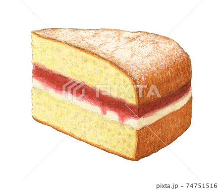 シフォンケーキのイラスト素材集 ピクスタ