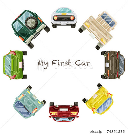 オープンカーのイラスト素材集 ピクスタ